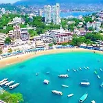 Lindo Depa 2 Cuartos 2 Banos Alberca Y Playa Para 5 Personas - Caleta Beach, Acapulco