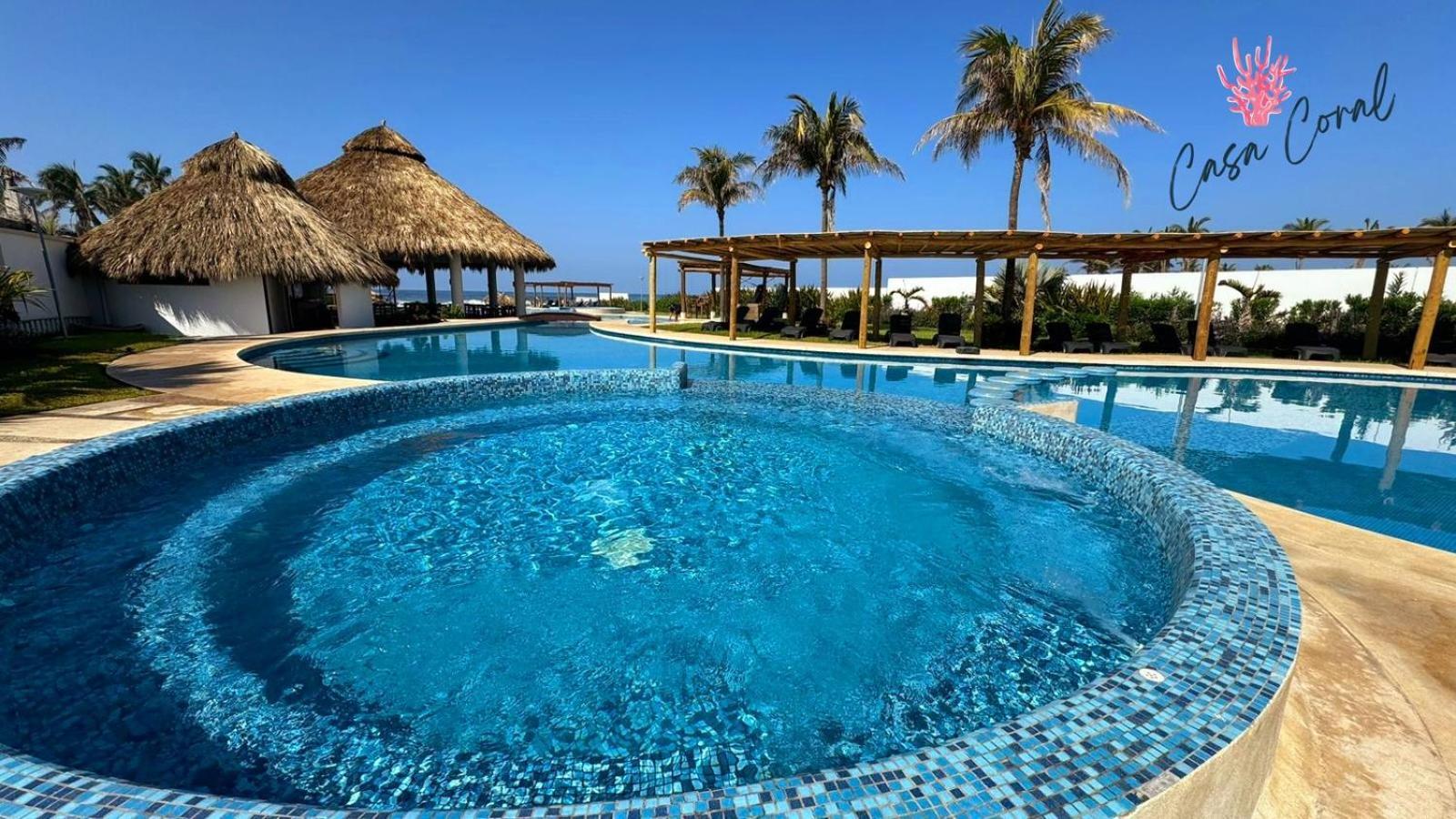 Depa Coral Con Club De Playa Exclusivo Playa Bonfil Diamante Apartamento