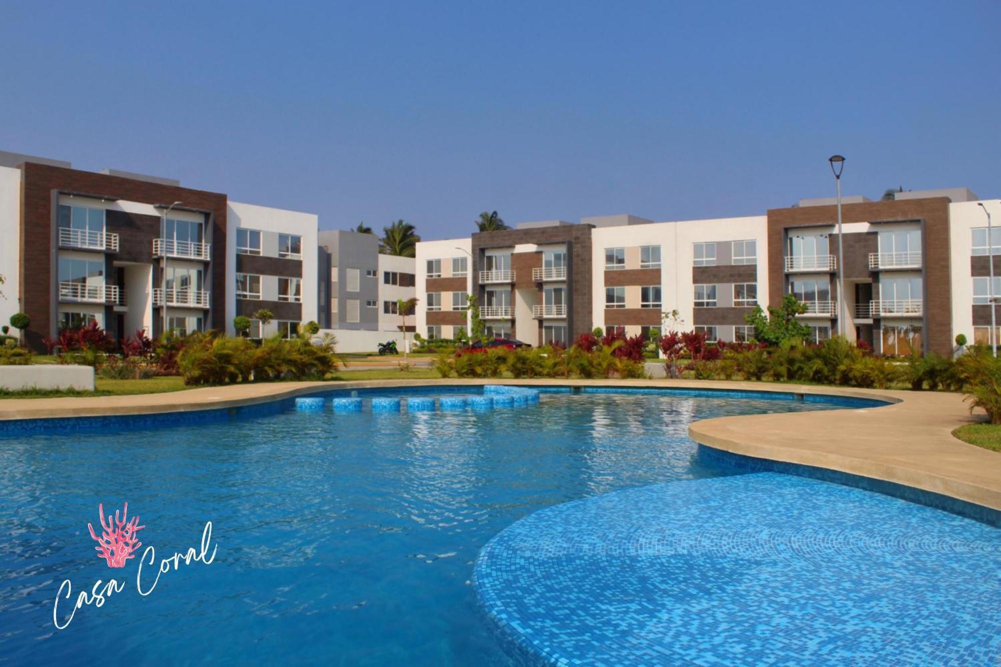Depa Coral Con Club De Playa Exclusivo Playa Bonfil Diamante Apartamento Acapulco