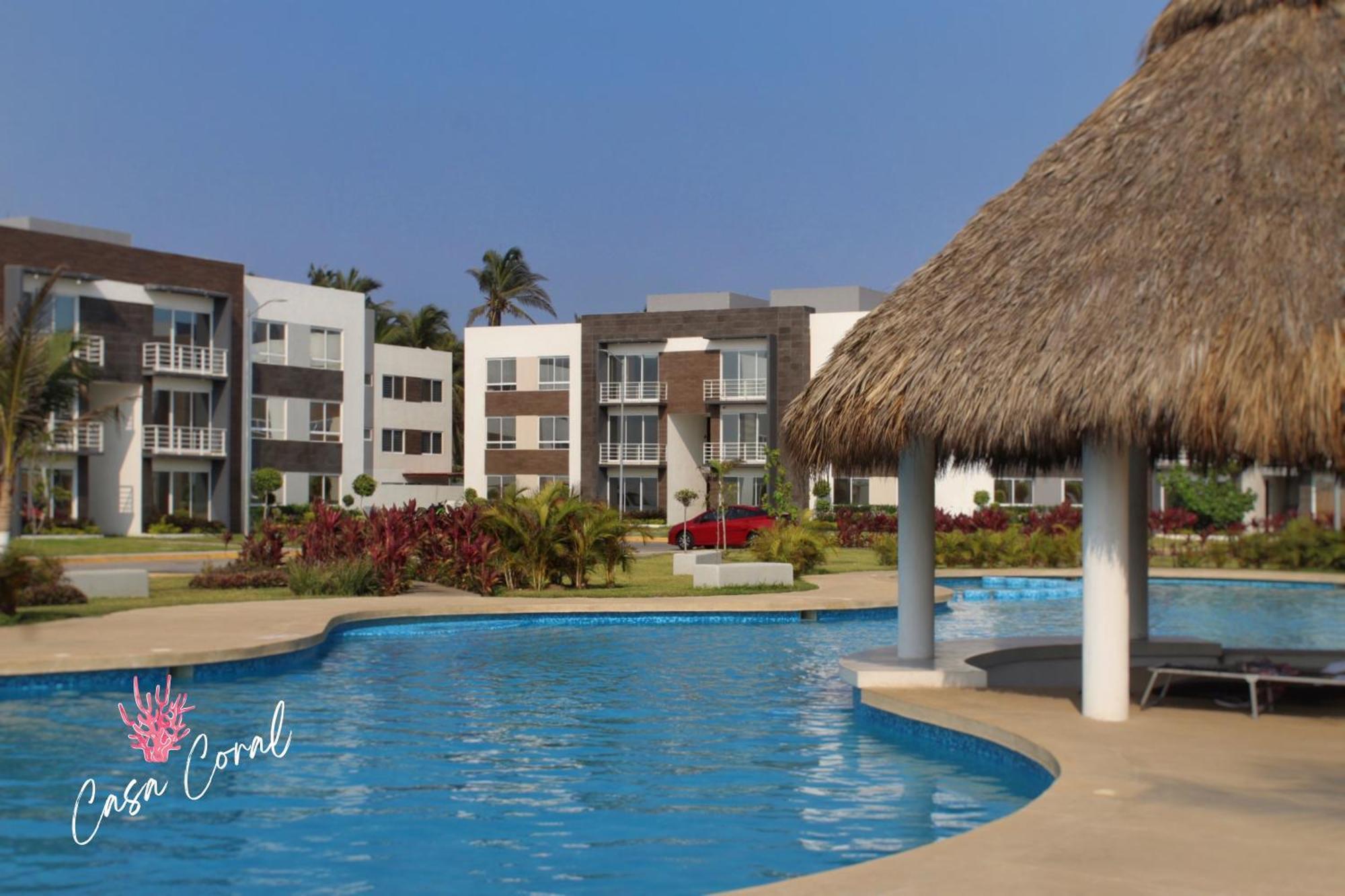 Depa Coral Con Club De Playa Exclusivo Playa Bonfil Diamante Apartamento Acapulco