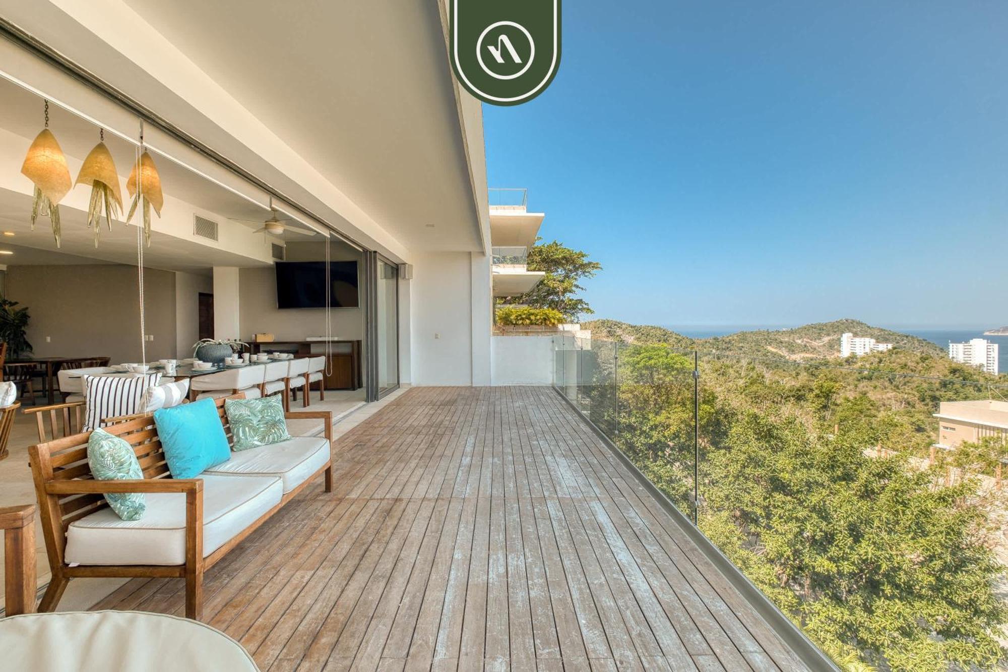 Apartment Luxury 4 Bedroom - Amazing Bay View - Pool