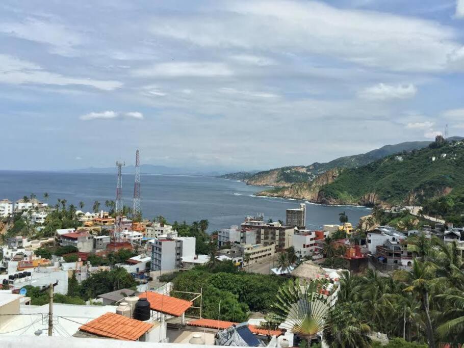 Villa Villa Palmitas Acogedor Departamento Nivel Piscina Gigante Jardines Acapulco