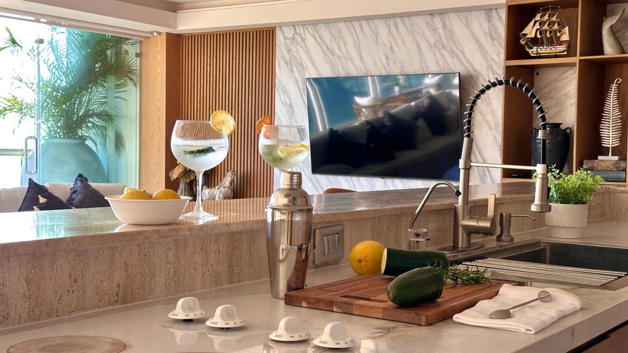 Apartamento Depa De Lujo Frente A Playa En Bahia De Aca - Sin Danos Por Otis-john Acapulco