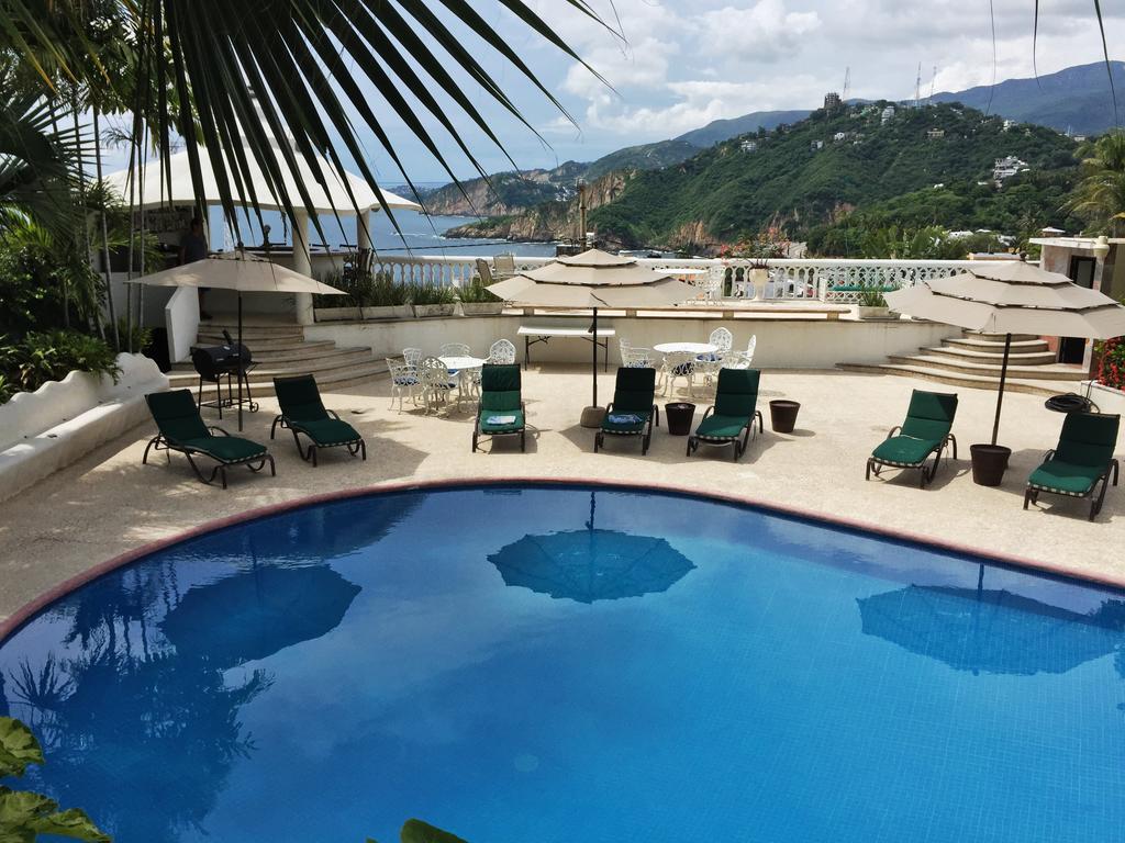 Villa Palmitas Acogedor Departamento Nivel Piscina Gigante Jardines * Acapulco